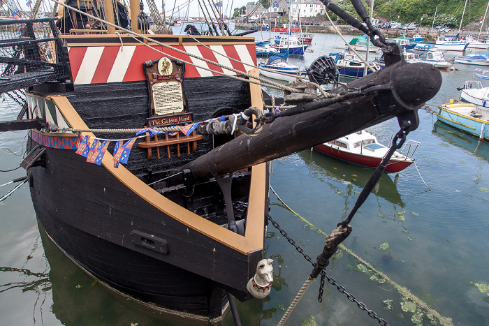 Brixham Harbour: Nachbau der Golden Hind (Golden Hinde)