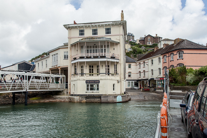 Blick von der Dartmouth Lower Ferry: River Dart Kingswear