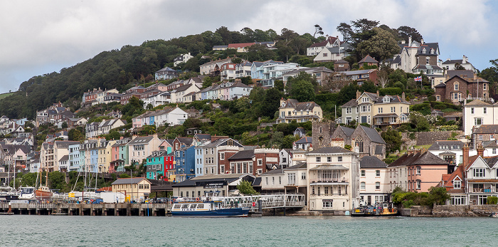 Blick von der Dartmouth Lower Ferry: River Dart Kingswear