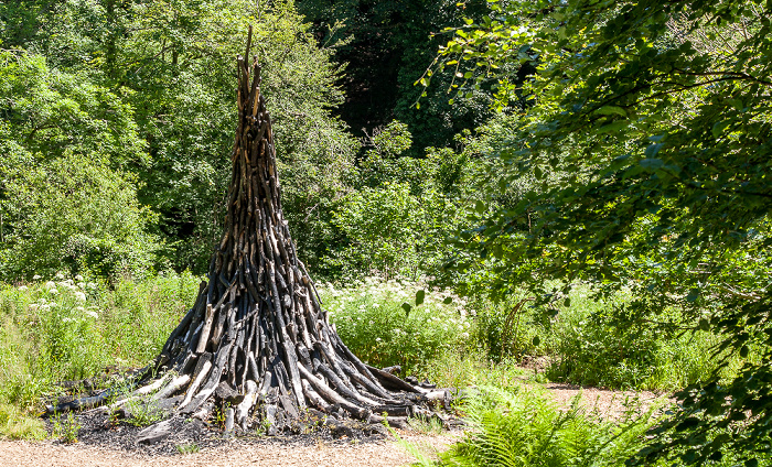Lost Gardens of Heligan: Lost Valley - Charcoal Sculpture Mevagissey