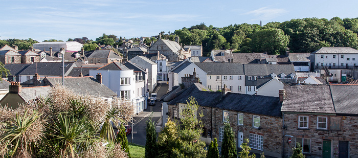 Bodmin Blick aus dem Westberry Hotel Bodmin Beacon Local Nature Reserve Gilbert's Monument