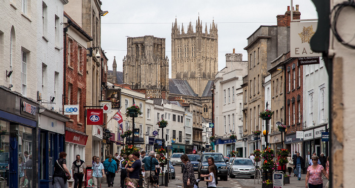 Wells High Street Wells Cathedral