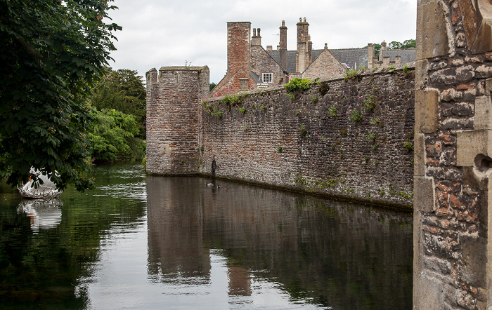 Wells Moat (Burggraben), Bishop's Palace