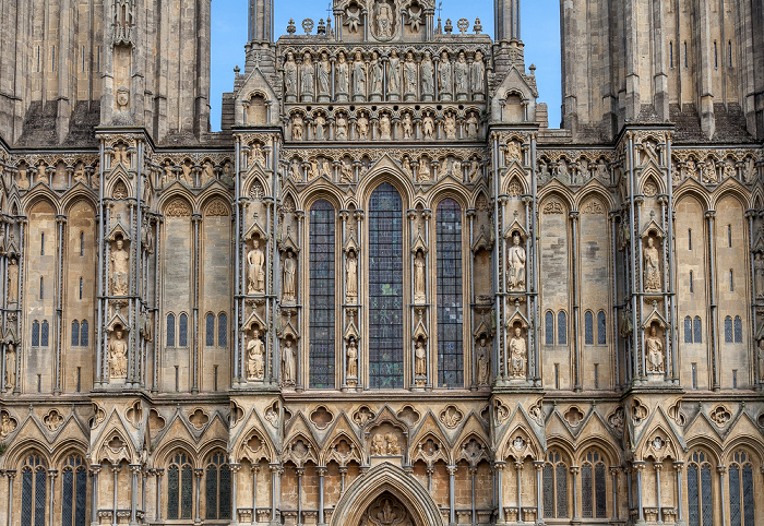 Wells Cathedral: Westfassade Wells