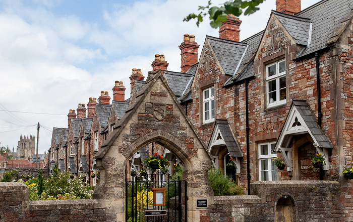 Priest Row: City of Wells Almshouses Wells