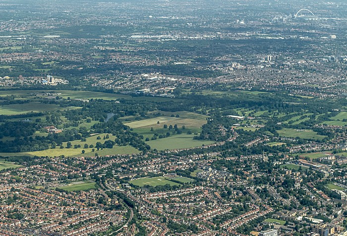 London Osterley Park Wembley-Stadion Luftbild aerial photo