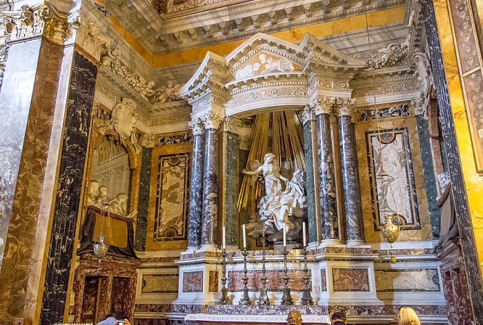 Chiesa di Santa Maria della Vittoria: Cornaro-Kapelle Rom