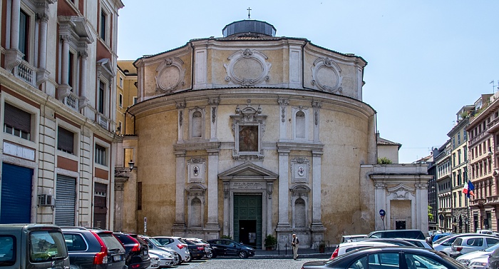 Castro Pretorio: Piazza di San Bernardo - Chiesa di San Bernardo alle Terme Rom