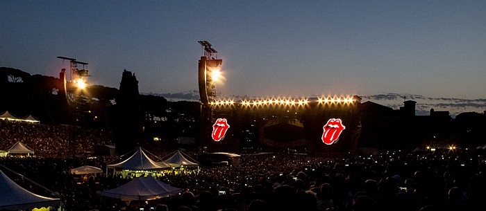 Rom Circo Massimo (Circus Maximus): Vor dem Rolling Stones-Konzert