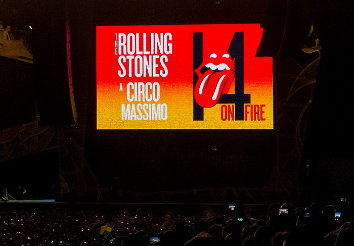 Rom Circo Massimo (Circus Maximus): The Rolling Stones - 14 on Fire