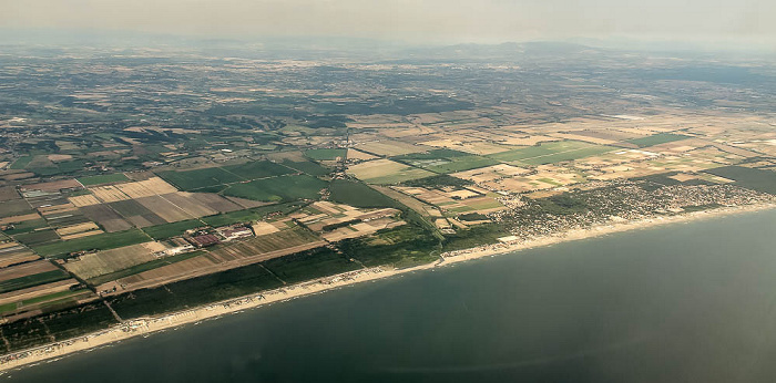 Latium - Fiumicino: Fregene Luftbild aerial photo
