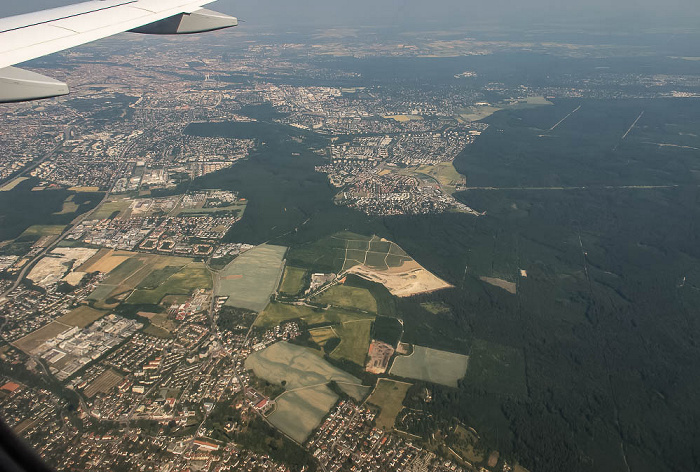 Bayern - Landkreis München: Forstenrieder Park Gräfelfing Martinsried Neuried Planegg Luftbild aerial photo
