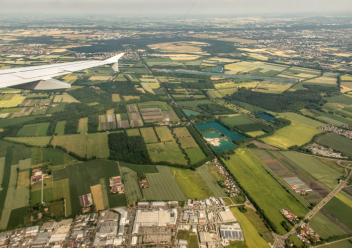 Bayern - Landkreis Freising Luftbild aerial photo