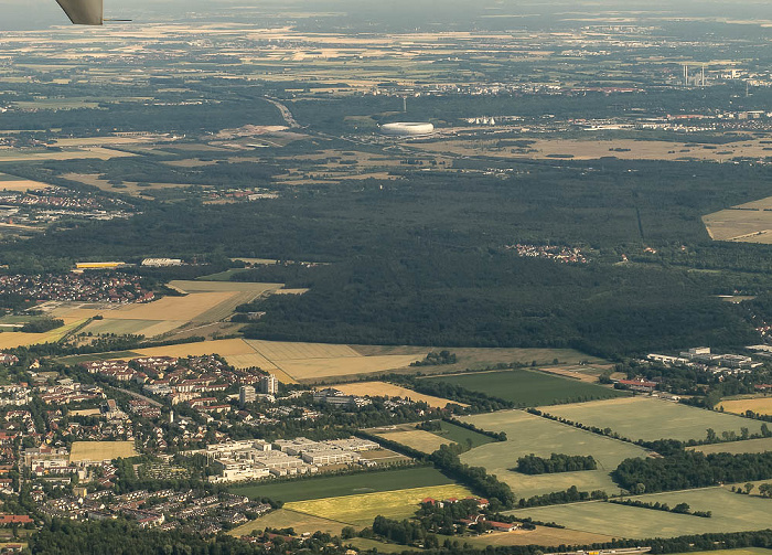 Bayern - Landkreis München: Unterschleißheim Luftbild aerial photo