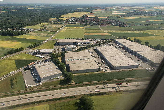 Bayern - Landkreis Freising: Neufahrn bei Freising - Gewerbegebiet Logistikpark Römerweg Landkreis Freising