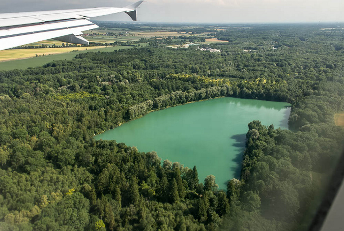 Bayern - Landkreis Freising: Isarauen (Untere Isarau) Luftbild aerial photo