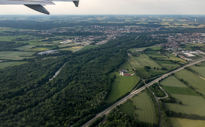 Bayern - Landkreis Freising: Freising Luftbild aerial photo