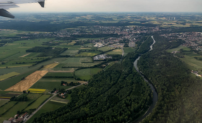 Bayern - Landkreis Freising: Freising Luftbild aerial photo