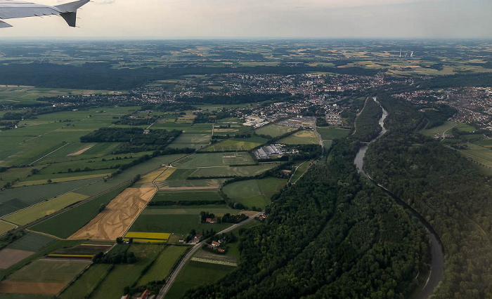 Bayern - Landkreis Freising: Freising Luftbild aerial photo