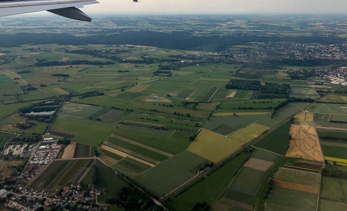 Bayern - Landkreis Freising: Freising Luftbild aerial photo