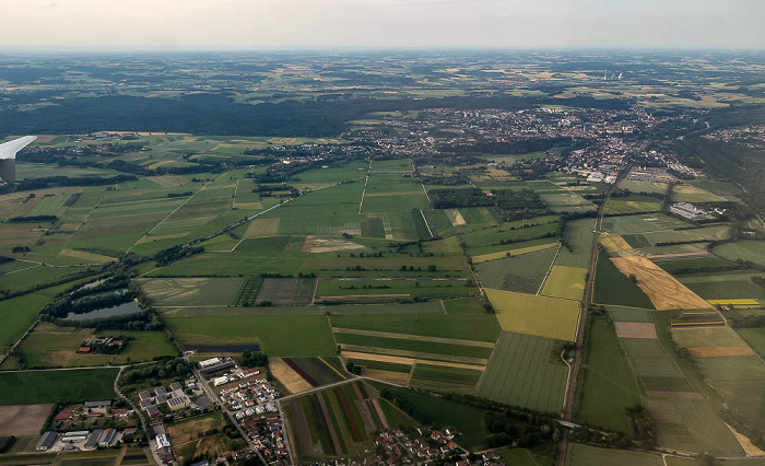 Bayern - Landkreis Freising: Freising Luftbild aerial photo