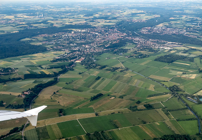 Bayern - Landkreis Freising: Freising Luftbild aerial photo