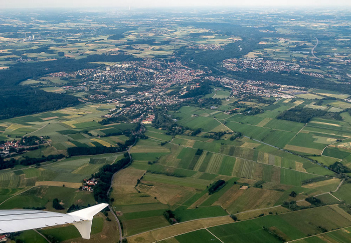 Bayern - Landkreis Freising: Freising Luftbild aerial photo