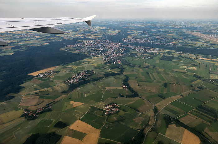 Bayern - Landkreis Freising: Freising Luftbild aerial photo