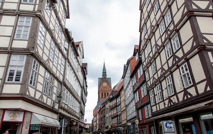 Hannover Altstadt: Kramerstraße Marktkirche