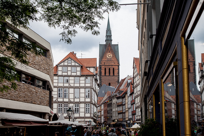 Hannover Altstadt: Pferdestraße, Holzmarkt, Kramerstraße, Marktkirche Historisches Museum Hannover