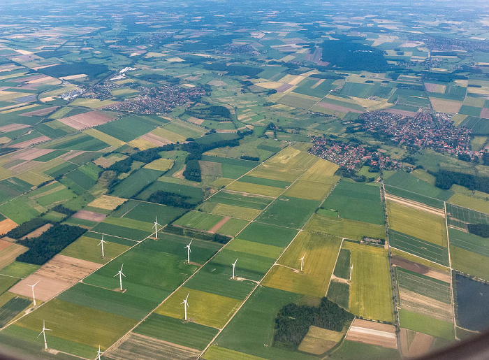 Niedersachsen Luftbild aerial photo