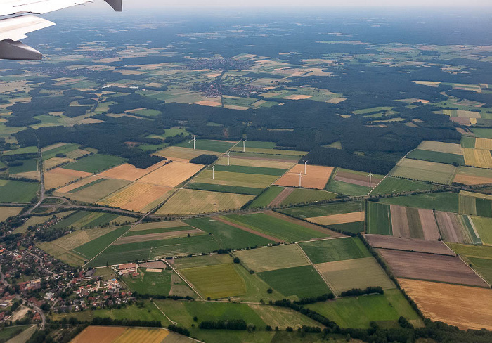 Niedersachsen Luftbild aerial photo