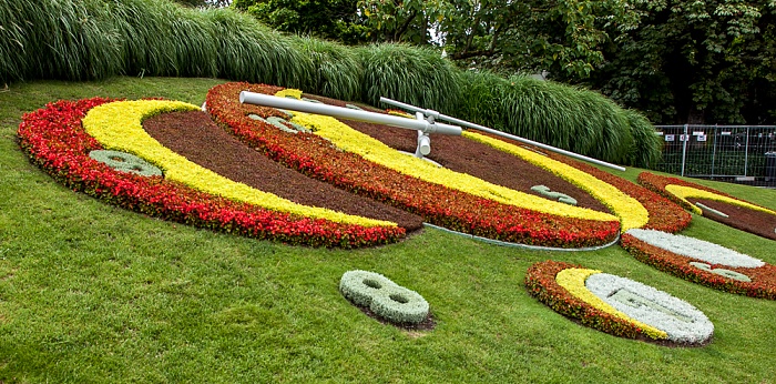 Genf Jardin Anglais: Horloge Fleurie (Blumenuhr)