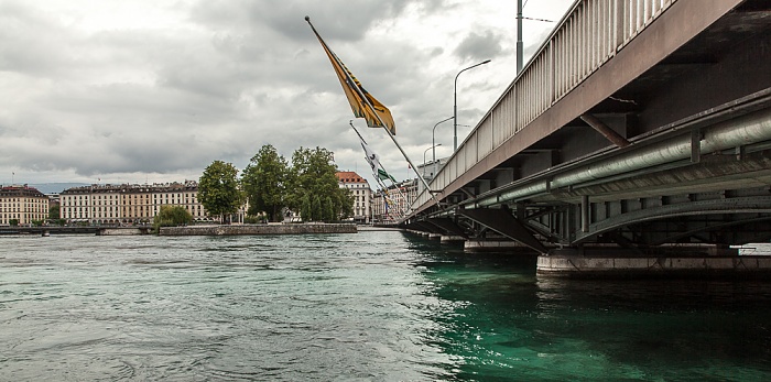 Genf Rhône, Pont du Mont-Blanc Quai des Bergues