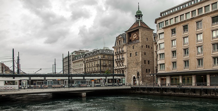 Genf L'île: Rue de la Tour-de-i'lle und Tour de l'Île Rhône