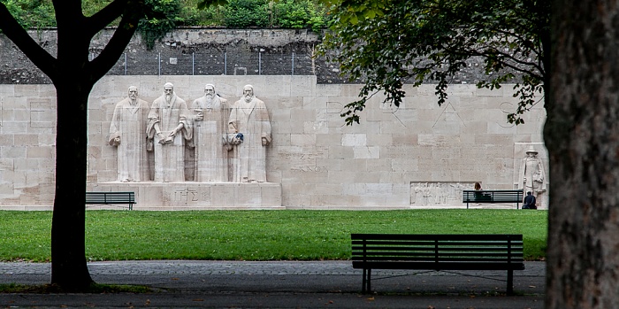 Genf Cité-Centre: Parc des Bastions - Internationale Reformationsdenkmal (Monument international de la Réformation)