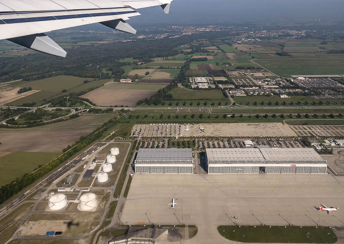 München Flughafen Franz Josef Strauss Luftbild aerial photo