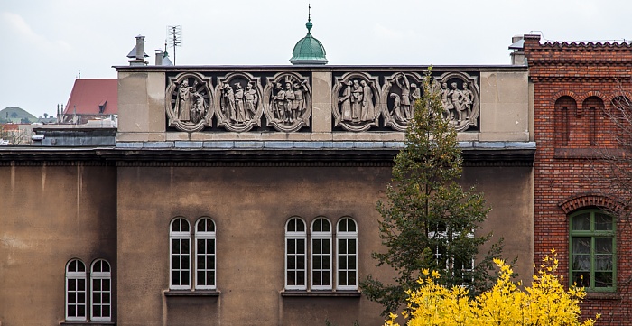 Blick vom Wawel: Bernardynska Krakau