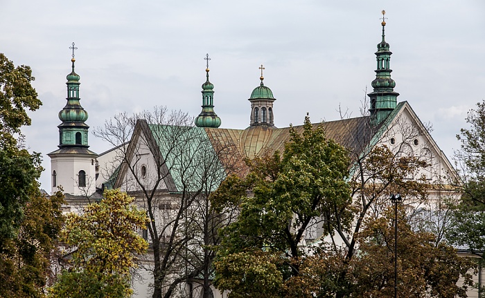 Krakau Blick vom Wawel: Kirche zum Hl. Bernhardin von Siena