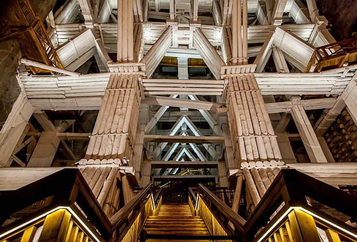 Salzbergwerk Wieliczka: Kammer Michalowice - untere Sohle II, 109 m Tiefe, 35 m hoch Wieliczka