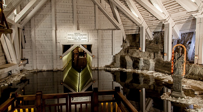 Salzbergwerk Wieliczka: Kammer des Jozef Pilsudski - Zwischensohle Kazanow, 120 m bis 131 m Tiefe