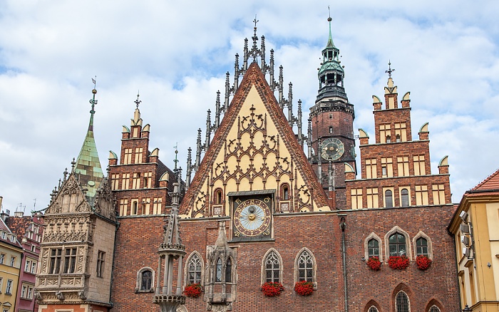 Stare Miasto: Großer Ring (Rynek) - Breslauer Rathaus