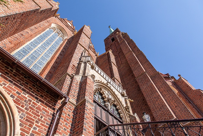 Dominsel: Kreuzkirche (Stiftskirche zum Heiligen Kreuz und St. Bartholomäus) Breslau