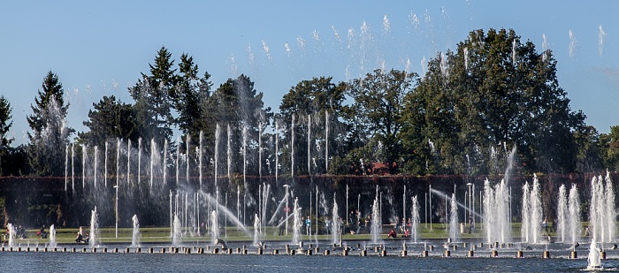 Scheitniger Park (Park Szczytnicki): Wroclaw Multimedia-Brunnen Breslau
