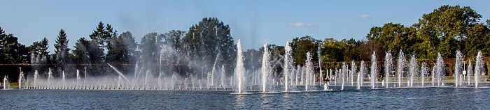 Breslau Scheitniger Park (Park Szczytnicki): Wroclaw Multimedia-Brunnen