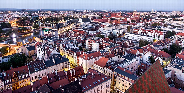 Stare Miasto: Blick vom Turm der Elisabethkirche Breslau