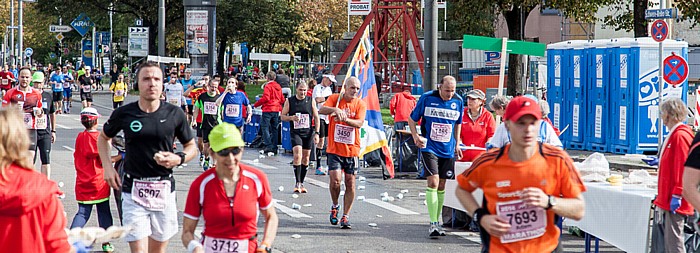 Schwere-Reiter-Straße: München Marathon 2014