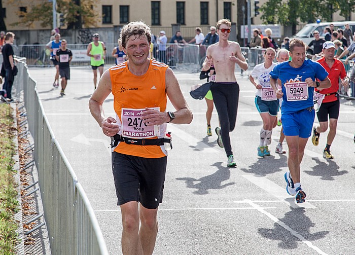 Ackermannstraße: München Marathon 2014