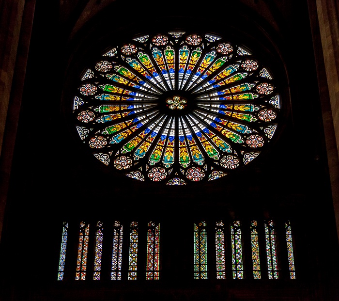 Straßburger Münster (Cathédrale Notre-Dame de Strasbourg): Rosette an der Westfront