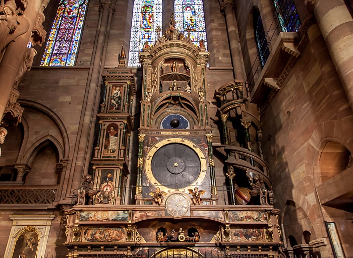 Straßburger Münster (Cathédrale Notre-Dame de Strasbourg): Astronomische Uhr
